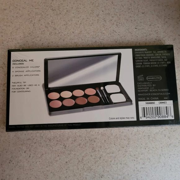 Makeover Essentials B Me Conceal Me Concealer Set 8 Colors Foundation Contour - Picture 8 of 8